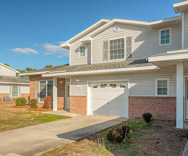 Grey Townhome With Garage